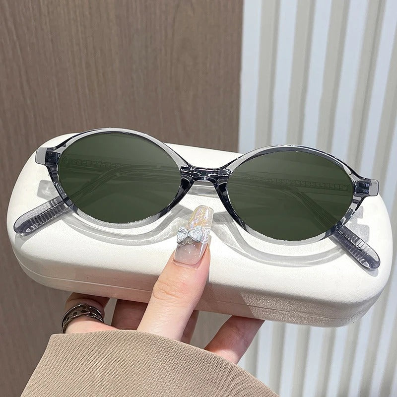 Óculos de Grau e Sol Feminino Oval Retrô - MM